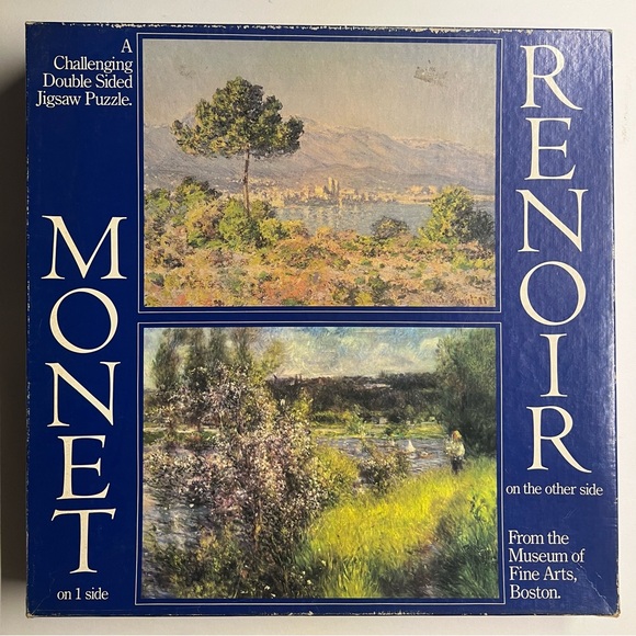 A Challenging Double Sided Jigsaw Puzzle. Renoir and Monet - Picture 1 of 8
